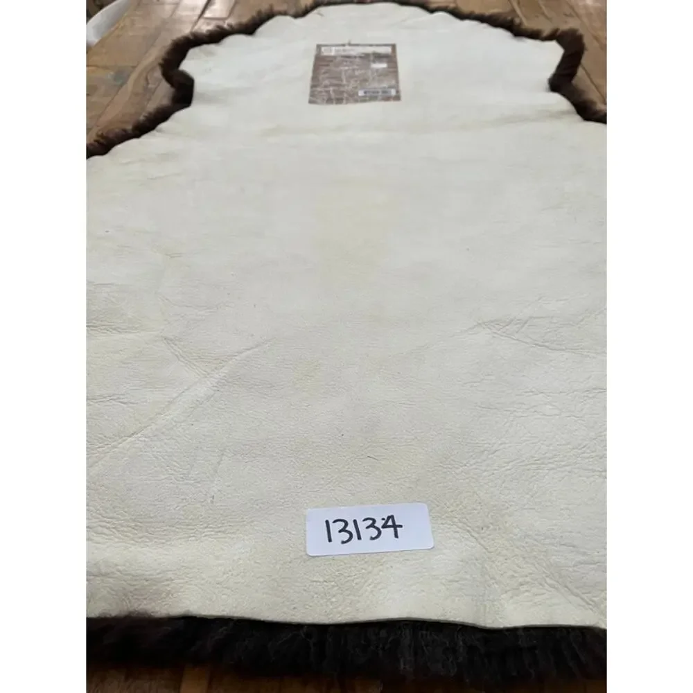 Golden Fleece Dark Brown Genuine Sheepskin Rug 36